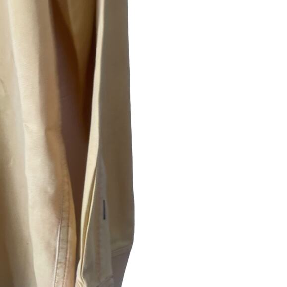 Tommy Bahama Island Crafted Vintage 90s Yellow Tencel Long Sleeve Button Up - Picture 6 of 10